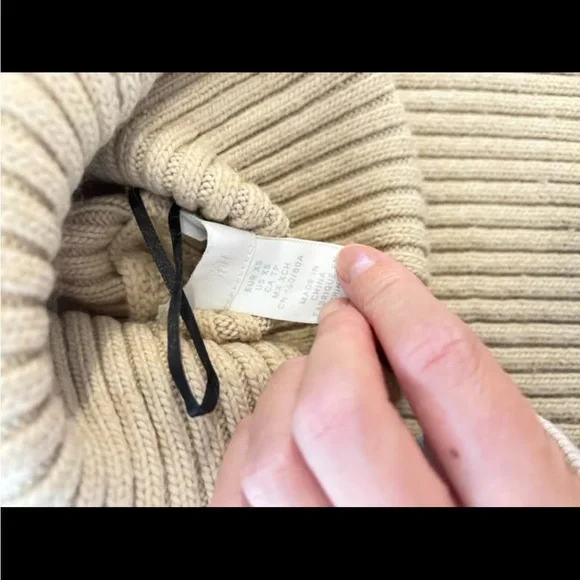 H&M Ribbed Knit Sweater - Beige - Picture 2 of 2